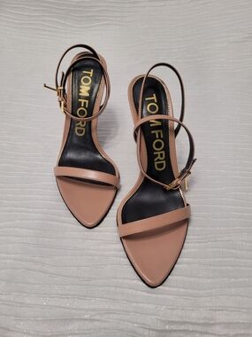 TOM FORD Padlock Pointy Toe Sandal